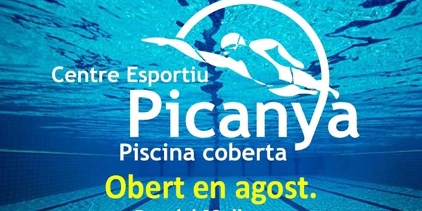 La Piscina Coberta obri en agost