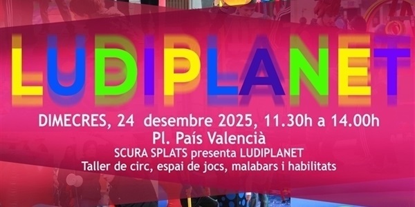 Taller de circ, espai de jocs, malabars i habilitats i molt més!