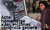 Acte homenatge a les víctimes de violència de gènere